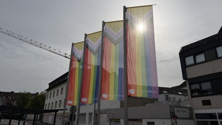 Regenbogenflaggen