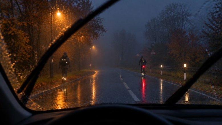 Straßenverkehr Herbst Straßenverkehr Herbst