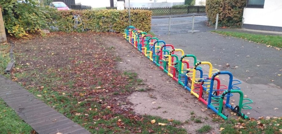 Fahrradbügel Adolf-Kolping-Schule Fahrradbügel Adolf-Kolping-Schule