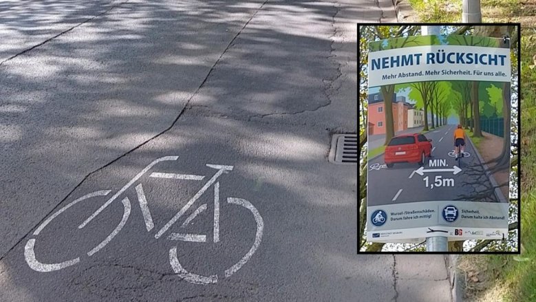 Überholabstand Fahrradfahrer Überholabstand Fahrradfahrer