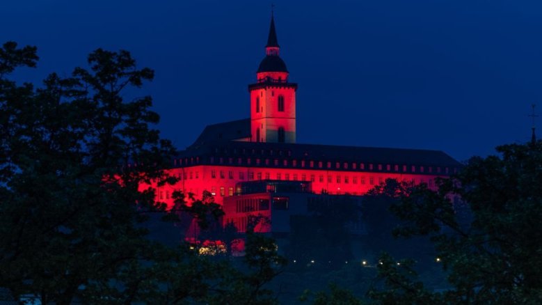 Abtei in rot Abtei in rot