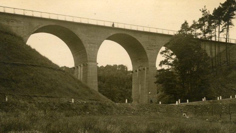 Brücke Wahnbachtal um 1928