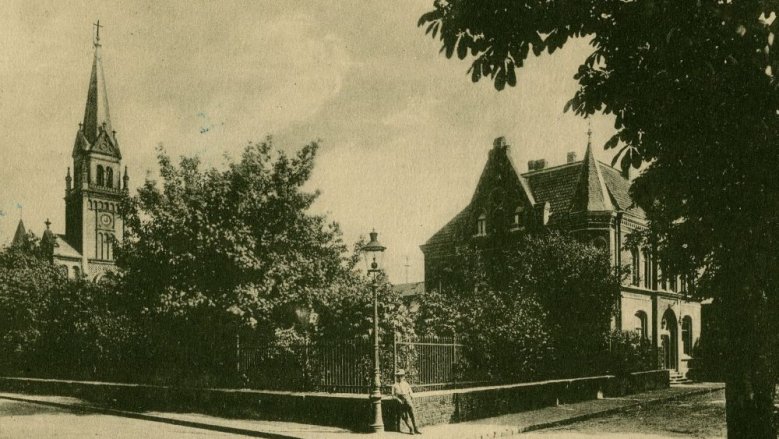 Evangelische Kirche um 1920.jpg Evangelische Kirche um 1920.jpg