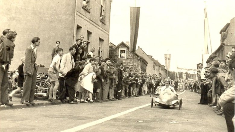 Seifenkiste Alte Poststraße 1955 Seifenkiste Alte Poststraße 1955