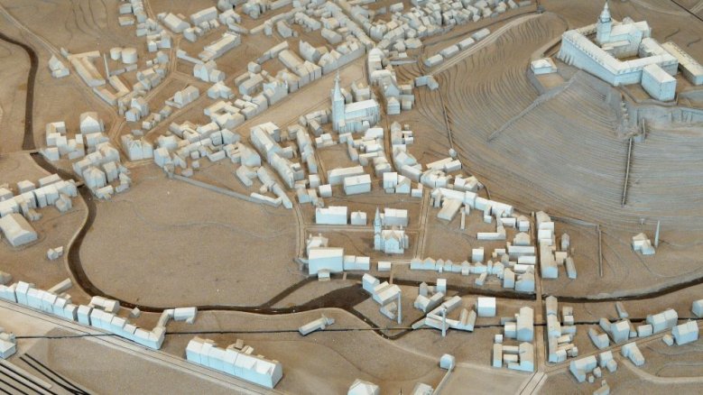 Stadtmodell Ansicht 1911