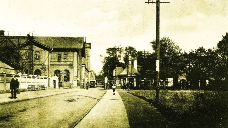 Wilhelmstraße vor Geschoßfabrik