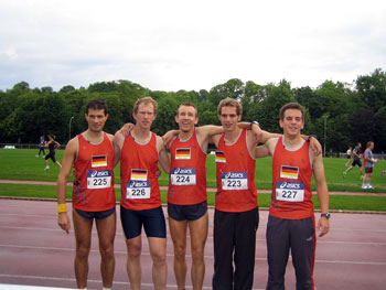 Unser Bild: Martin Oberndörfer, Olaf Sajitz, John Achtendung, Dirk Christian Struve und Philipp Spindler