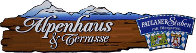 Das Foto zeigt das Logo vom Alpenhaus
