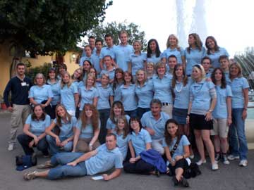Die Schülerinnen und Schüler des Anno-Gymnasiums in der Toskana