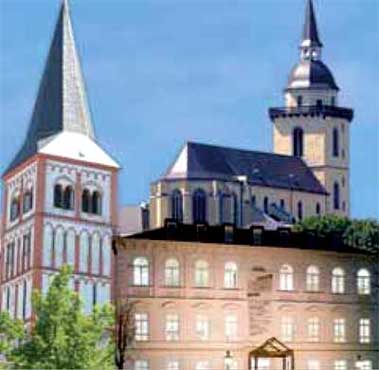 Servatiuskirche, Stadtmuseum und Abtei Michaelsberg