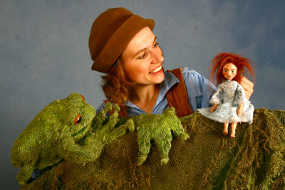 Das Bild zeigt eine Szene aus dem Kindertheaterstück 