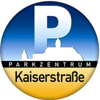 Das Bild zeigt das Logo Parkzentrum Kaiserstraße