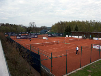 Die Tennisanlage des Siegburger Turnvereins
