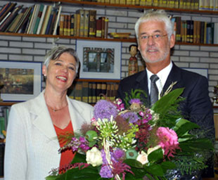 Das Bild zeigt Hildegard Schlemmer und Franz Huhn