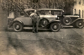 Automobil aus dem Siegwerk-Fuhrpark in den 30er Jahren