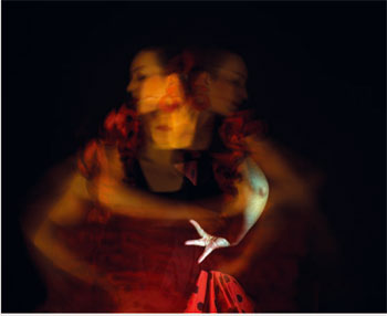 Das Bild zeigt ein Flamenco-Tanzpaar