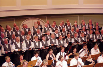 Das Bild zeigt die Chorgemeinschaft Germania 