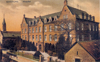 Das Siegburger Krankenhaus im Jahre 1918