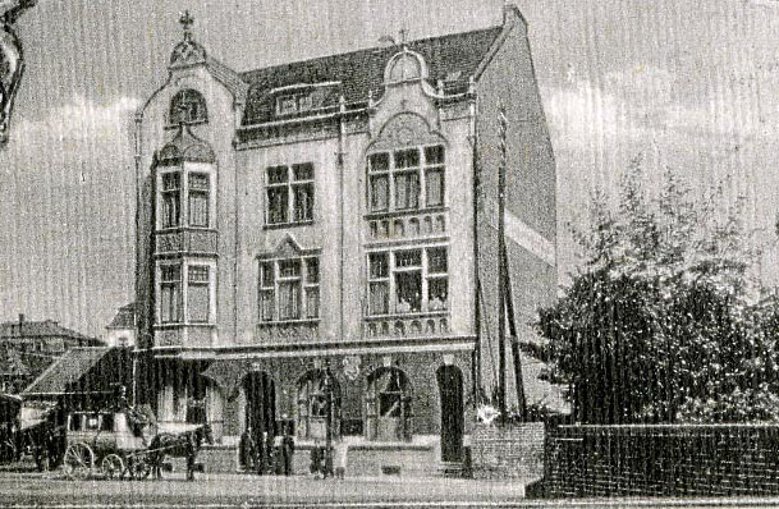 2020-04-21 - zur-Post Die Restauration "Zur Post" in der Wilhelmstraße 78 im Jahre 1911