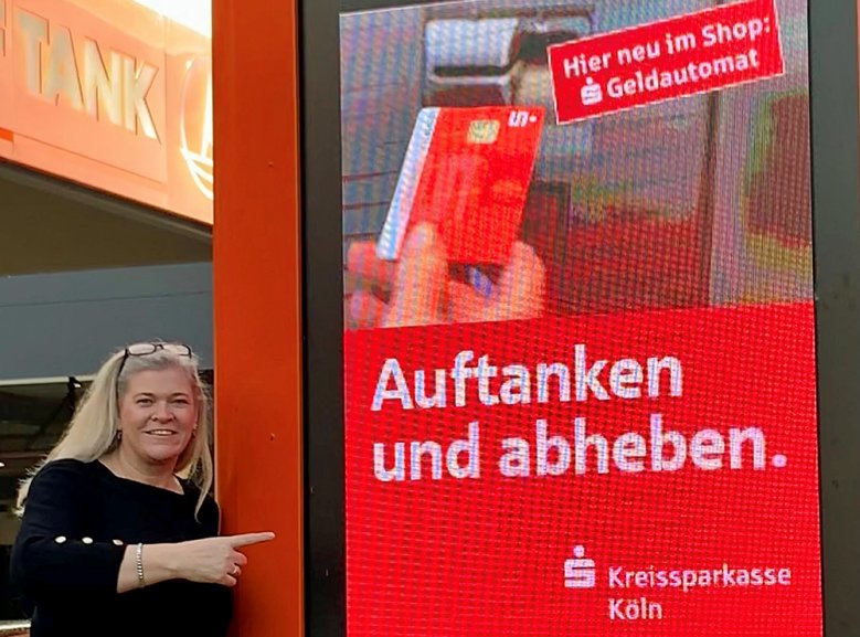 Filialdirektorin Michaela Jordan Filialdirektorin Michaela Jordan am Standort Brückberg