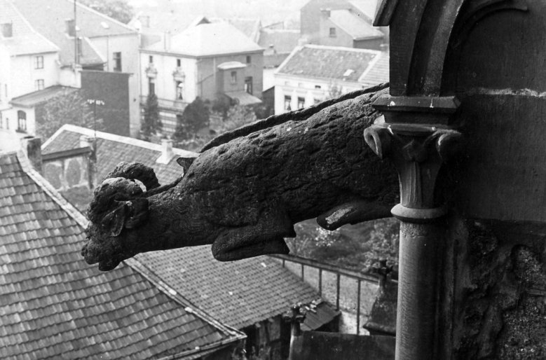 2020-06-28_wasserspeier.jpg Wasserspeier am Servatiuschor um 1955