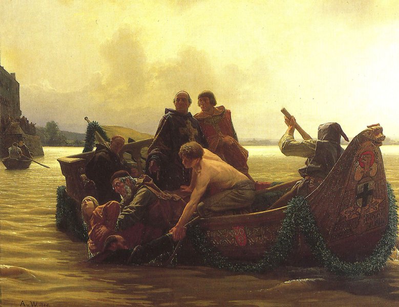 2020-11-11_heinrich-iv.jpg Das Bild "Heinrich IV." schuf Historienmaler Anton von Werner 1868