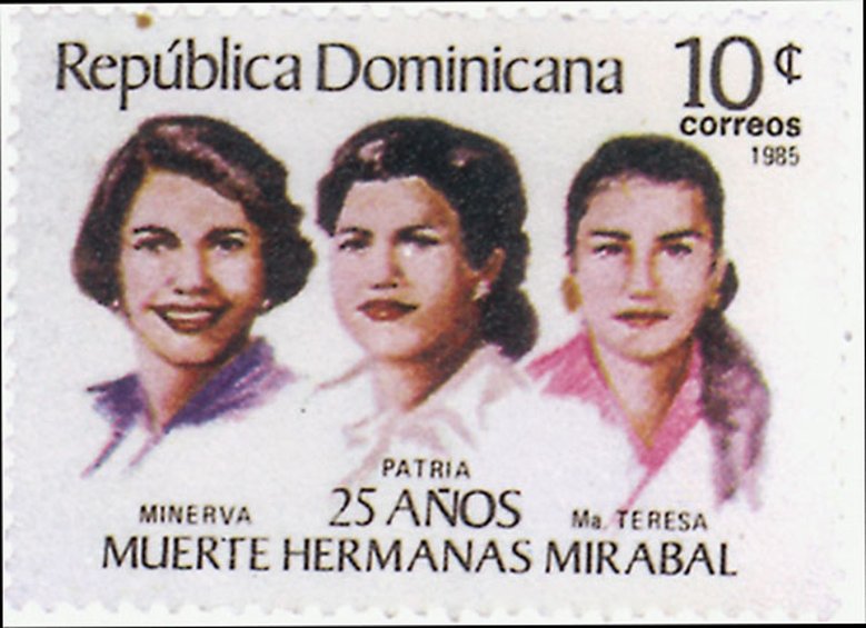 2020-11-25_mirabal.jpg Die Hermanas Mirabel, die Schwestern Mirabel, auf einer Gedenkbriefmarke
