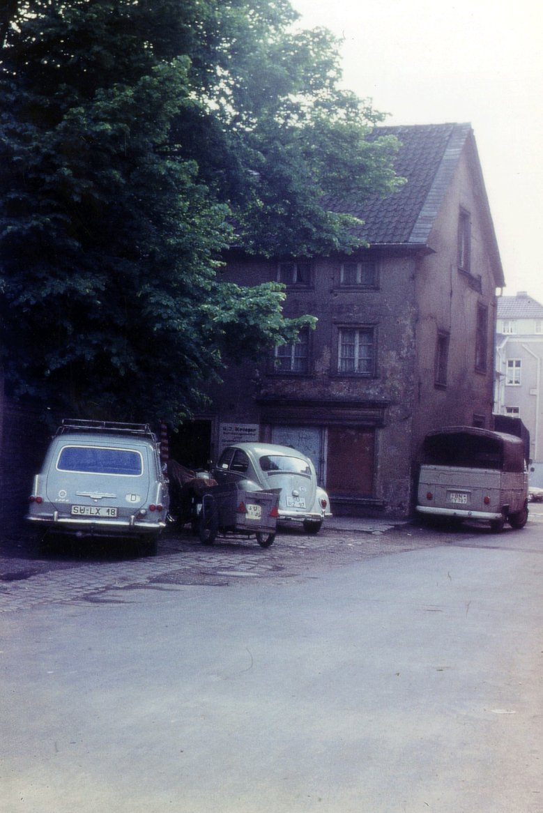 Griesgasse Blick vom Markt in die Griesgasse um 1965