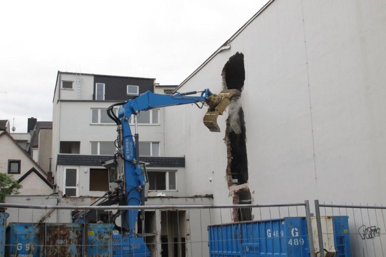 Abriss Kaufhalle Abriss Kaufhalle