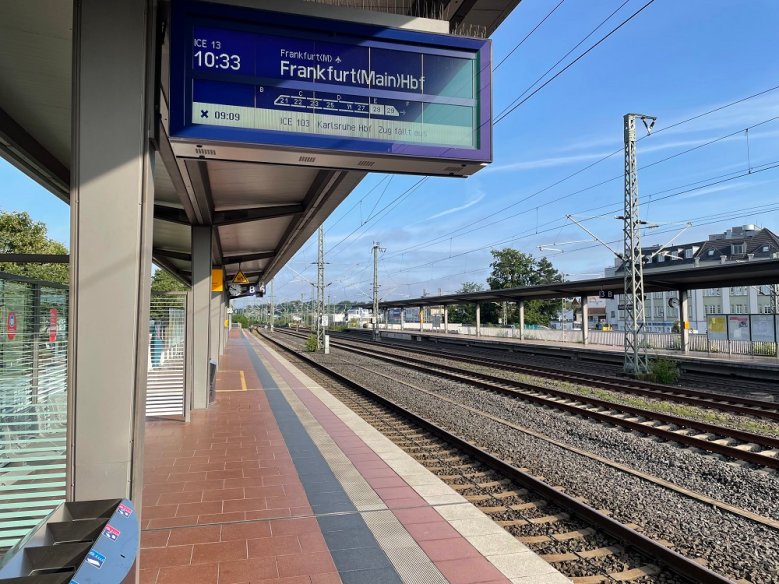 Bahn Streik Siegburger Bahnhof