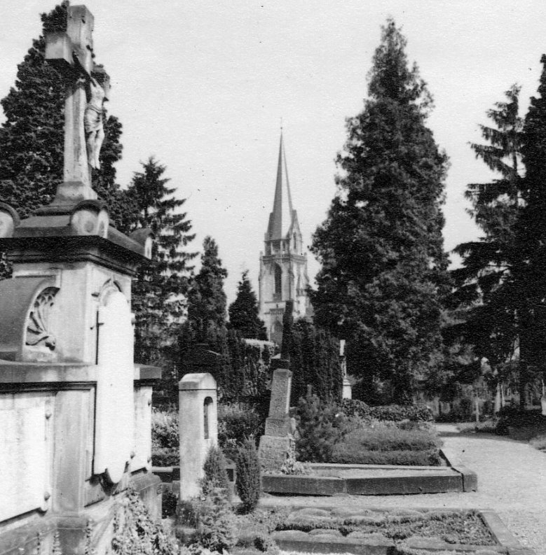 Alter Friedhof Johannesstraße 1955 Alter Friedhof Johannesstraße 1955