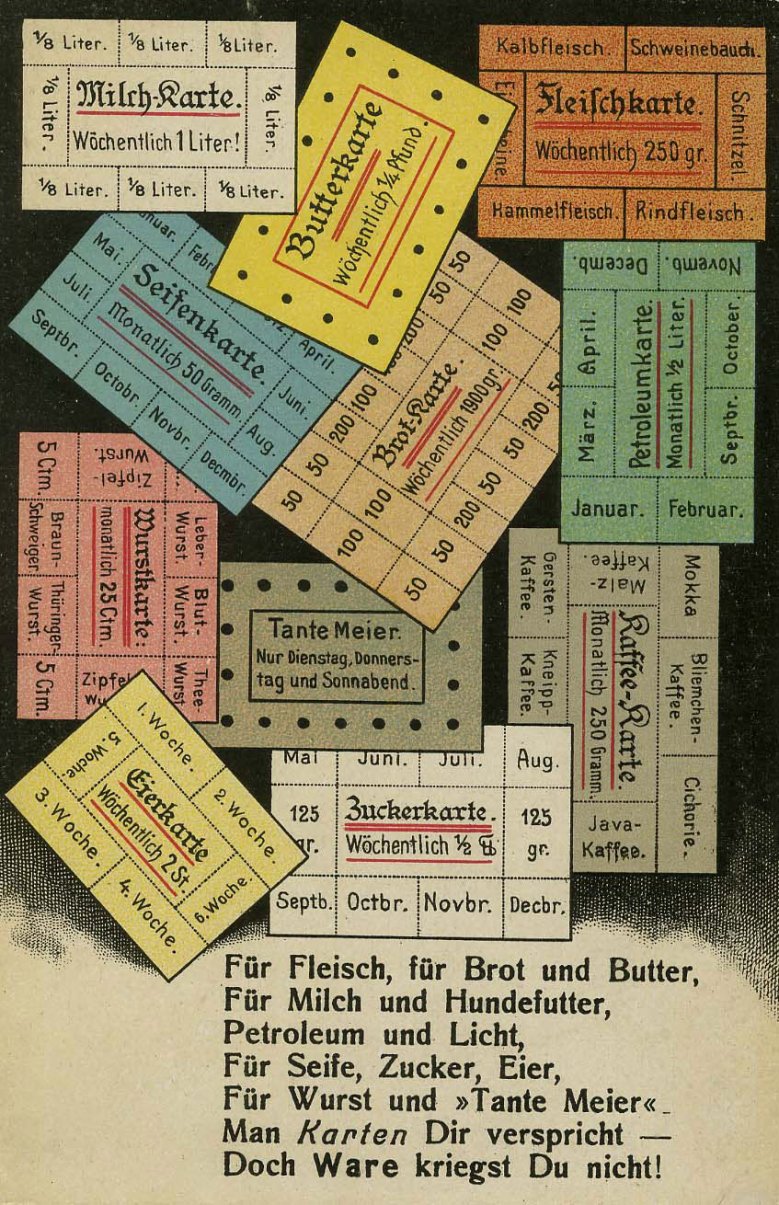 Bezugskarten Bezugskarten 1916