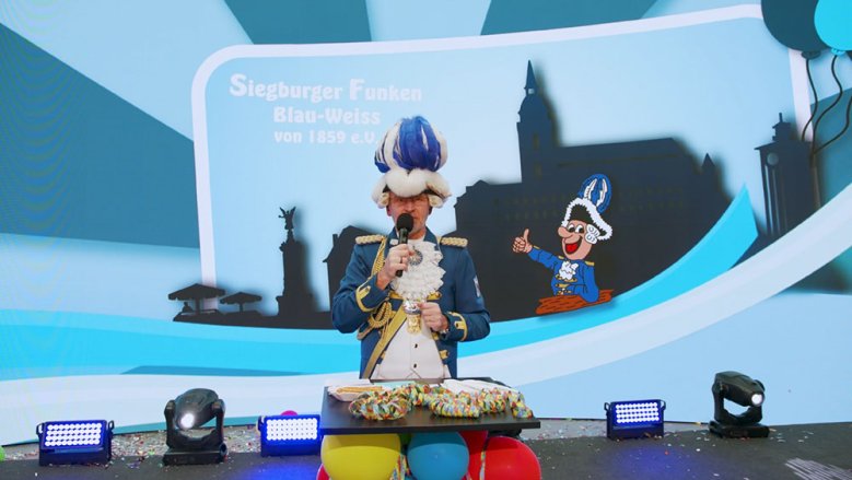 Online Sitzung Funken Online Sitzung der Funken Blau-Weiß