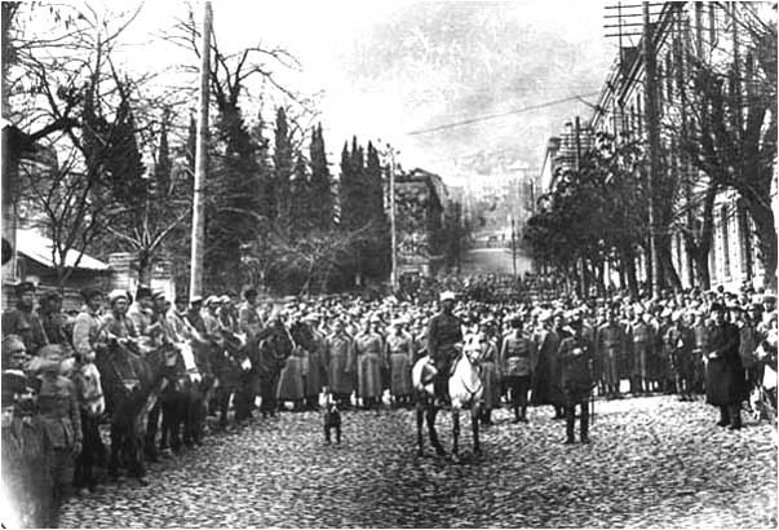 Rote Armee Die Rote Armee besetzt Tiflis