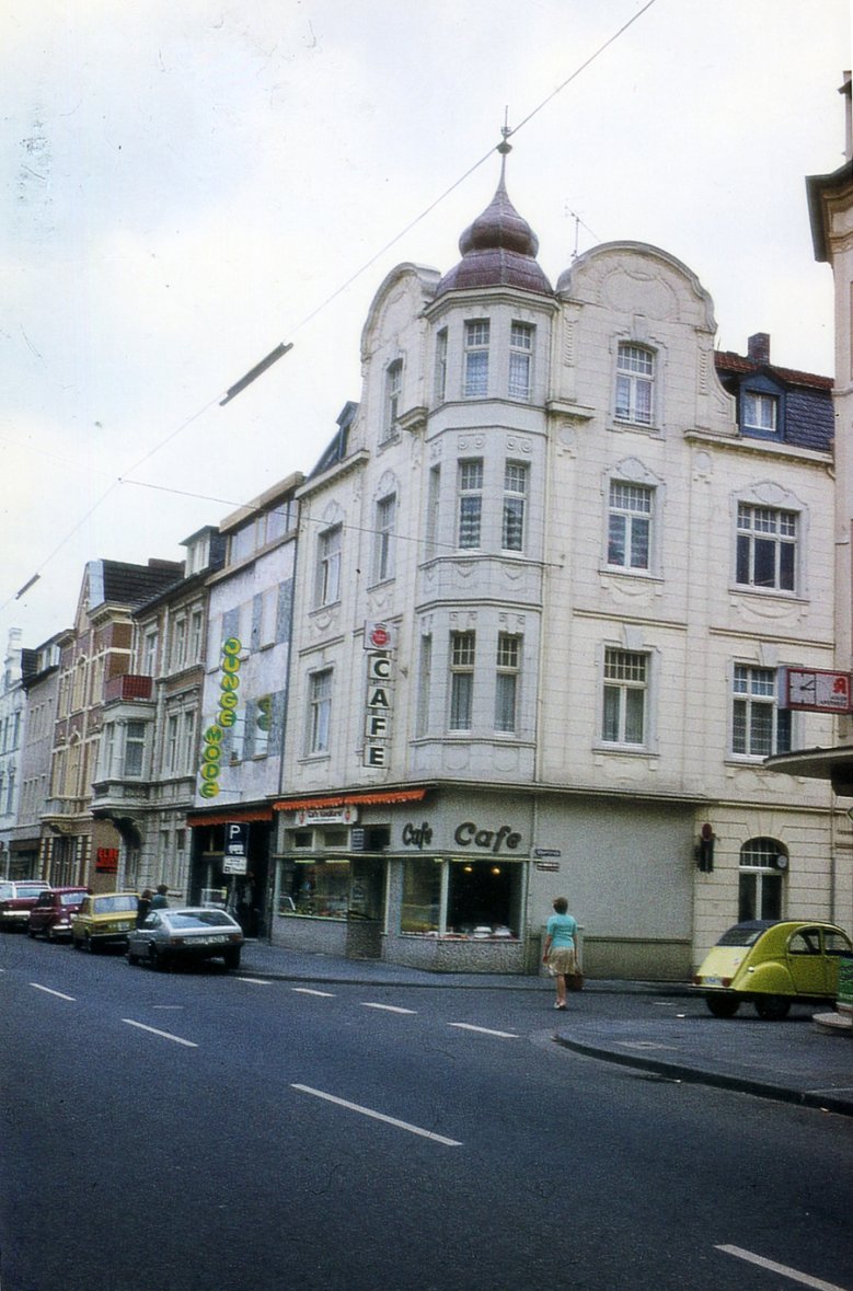 Cafe Werner Cafe Werner in der Kaiserstraße, in den 1970-er-Jahren