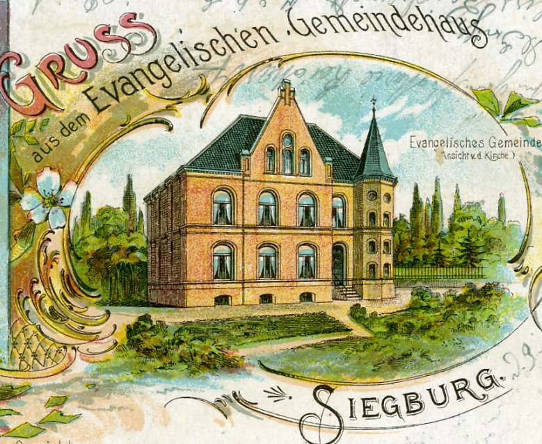 Evangelisches Gemeindehaus 1907 Evangelisches Gemeindehaus in der Georgstraße vor 1907