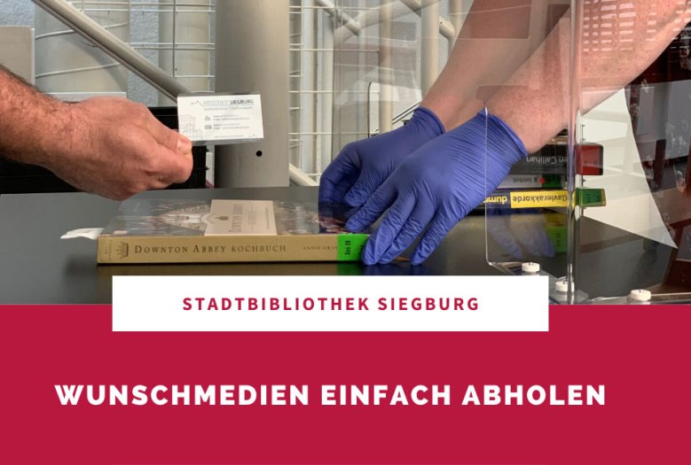 Stadtbibliothek Wunschmedien abholen in der Stadtbibliothek