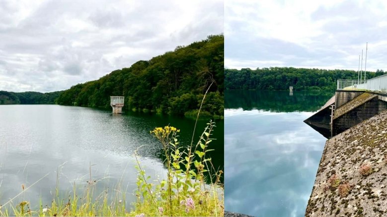 Wahnbachtalsperre Wahnbachtalsperre nach Regensturm