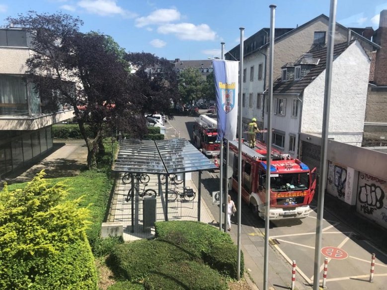 Feuerwehr Rathaus Einsatz im Rathaus