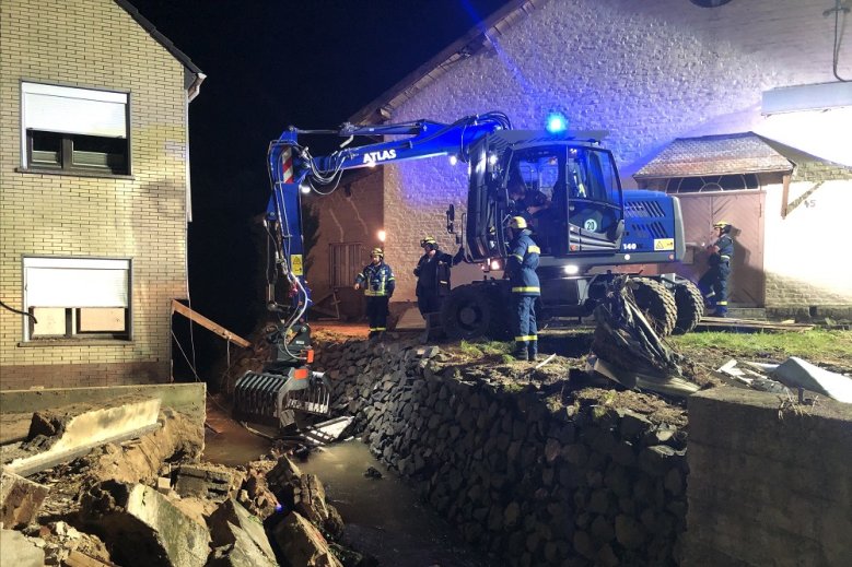 THW im Einsatz THW im Hochwassergebiet