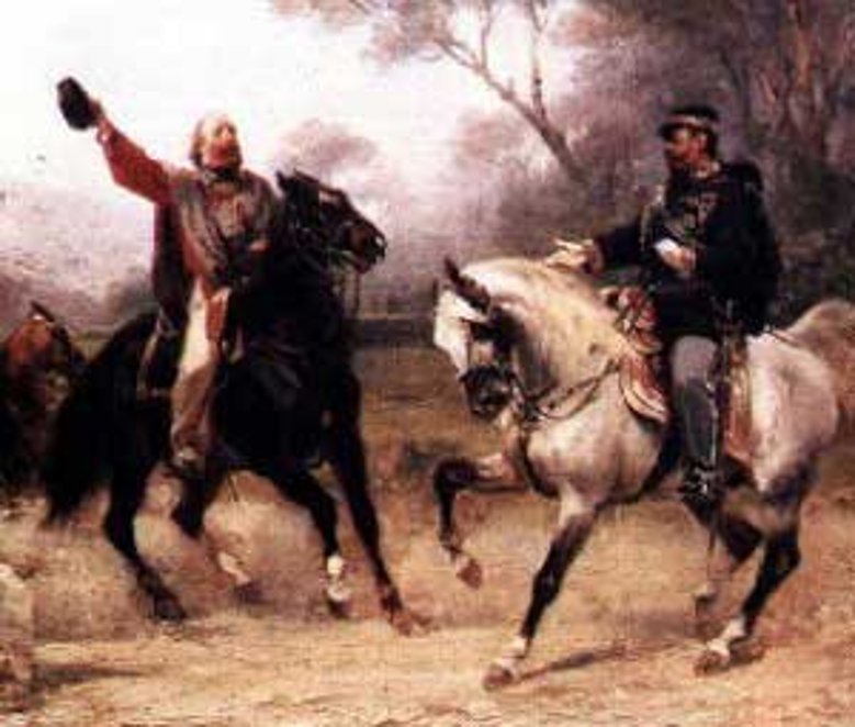 Garibaldi Garibaldi trifft den König von Sardinien 1861