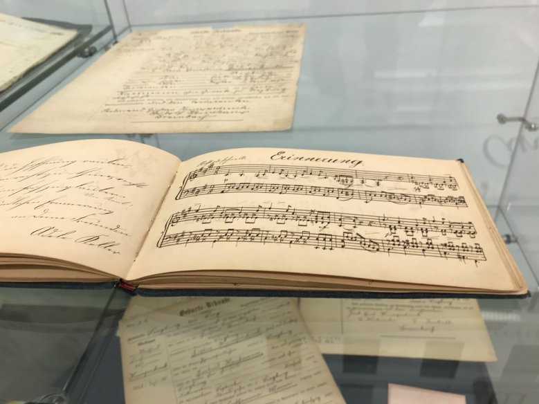 Notenblatt zur Komposition "Erinnerungen"