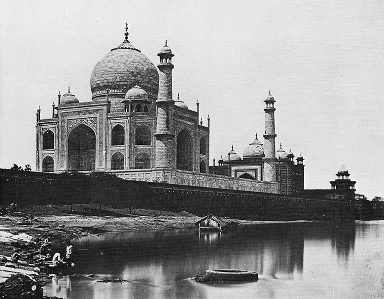 Taj Mahal 1865 Taj Mahal im Jahre 1865