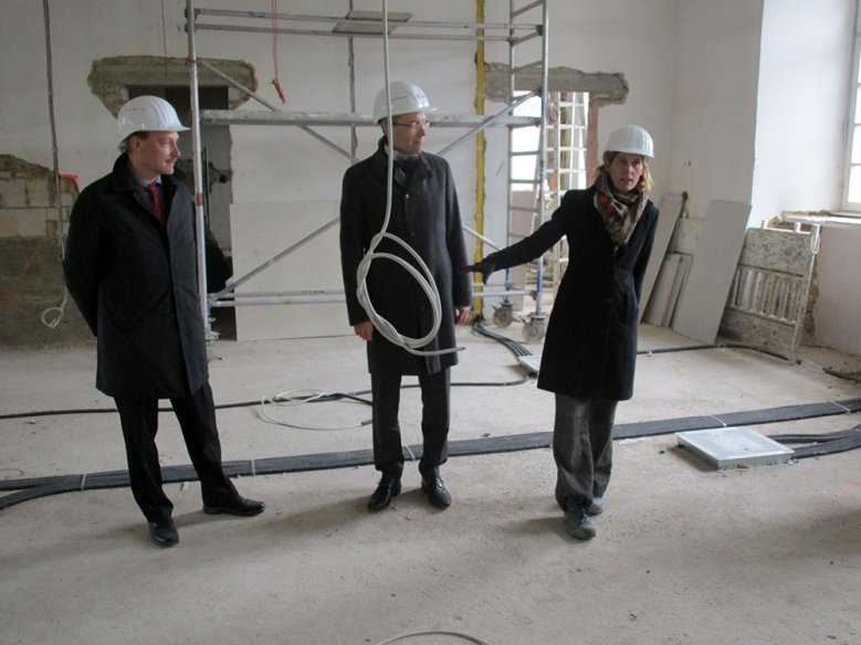 Abtei2 Arbeiten auf der Abtei - KSI-Anbau