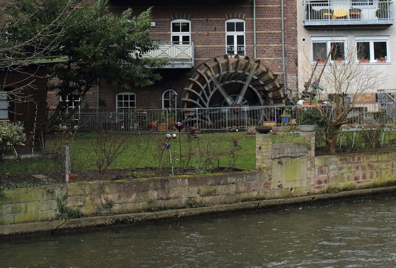 Mühlrad Mühlrad am Mühlengraben