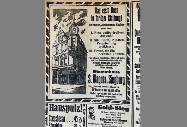 Wagner-Werbung2 Wagner Werbung 1926