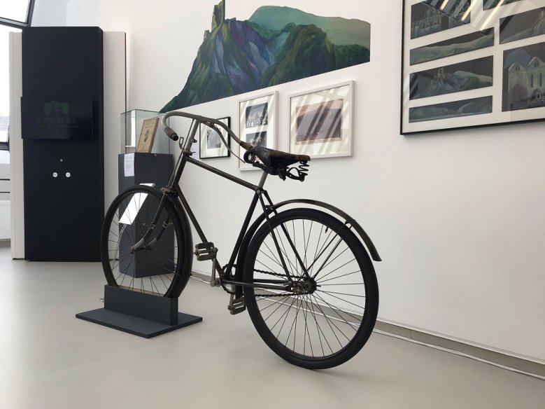 Humperdinck-Fahrrad Fahrrad in der Humperdinck-Ausstellung im Stadtmuseum