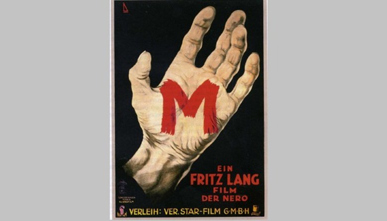 M-Filmplakat Filmplakat "M-Eine Stadt sucht einen Mörder" 1931