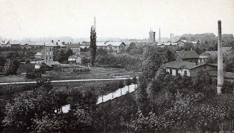 Schlachthof Der Schlachthof (rechts) um das Jahr 1910, im Hintergrund die Geschoßfabrik in der Wilhelmstraße