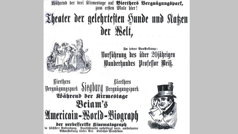 Kirmes Kirmes in Siegburg - Annonce 1911